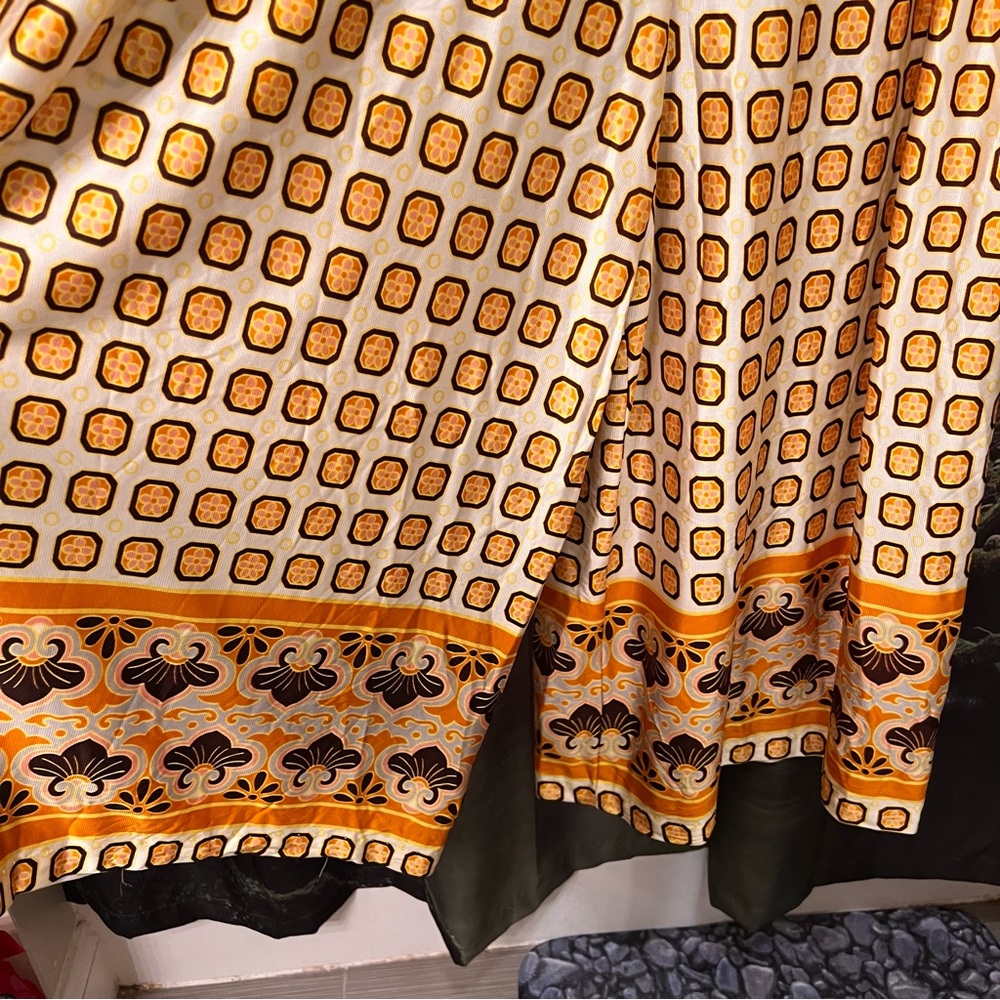 Vintage 70s Sears Floral Mod print Palazzo jumpsuit medium rare wide leg disco - Picture 5 of 15
